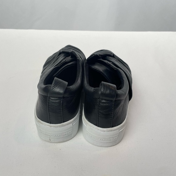 Rebecca Minkoff Nicole Leather Knotted Platform Sneaker in Black Size‎ 5.5 - Picture 5 of 8